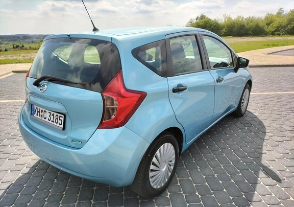 Nissan Note cena 28300 przebieg: 107000, rok produkcji 2014 z Gostyń małe 254
